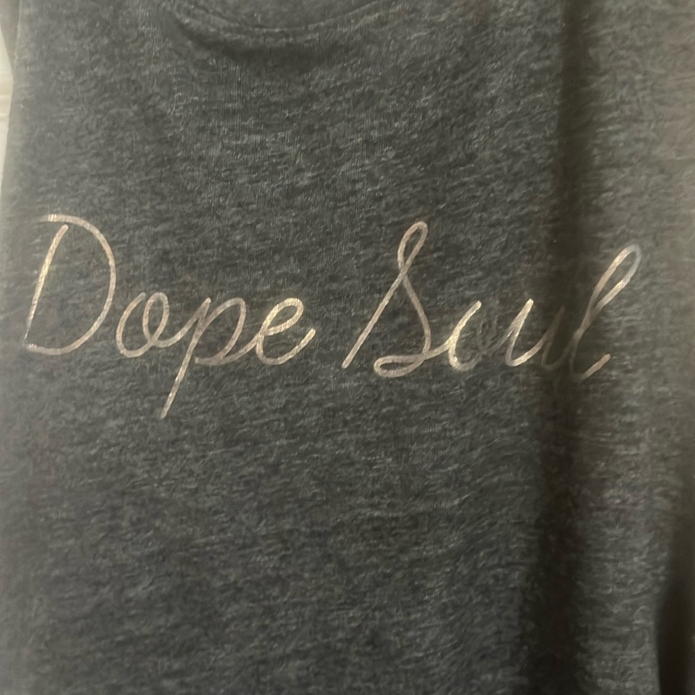 Dark gray spiritual gangster tank.